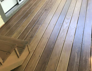 deck repair finished with natural cedar tone Deck Repair