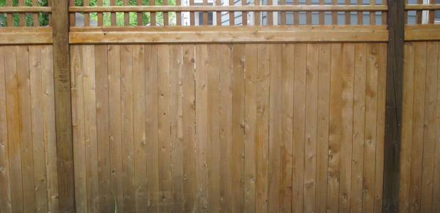 cedar fence with a clear sealer Cedar Fence Clear